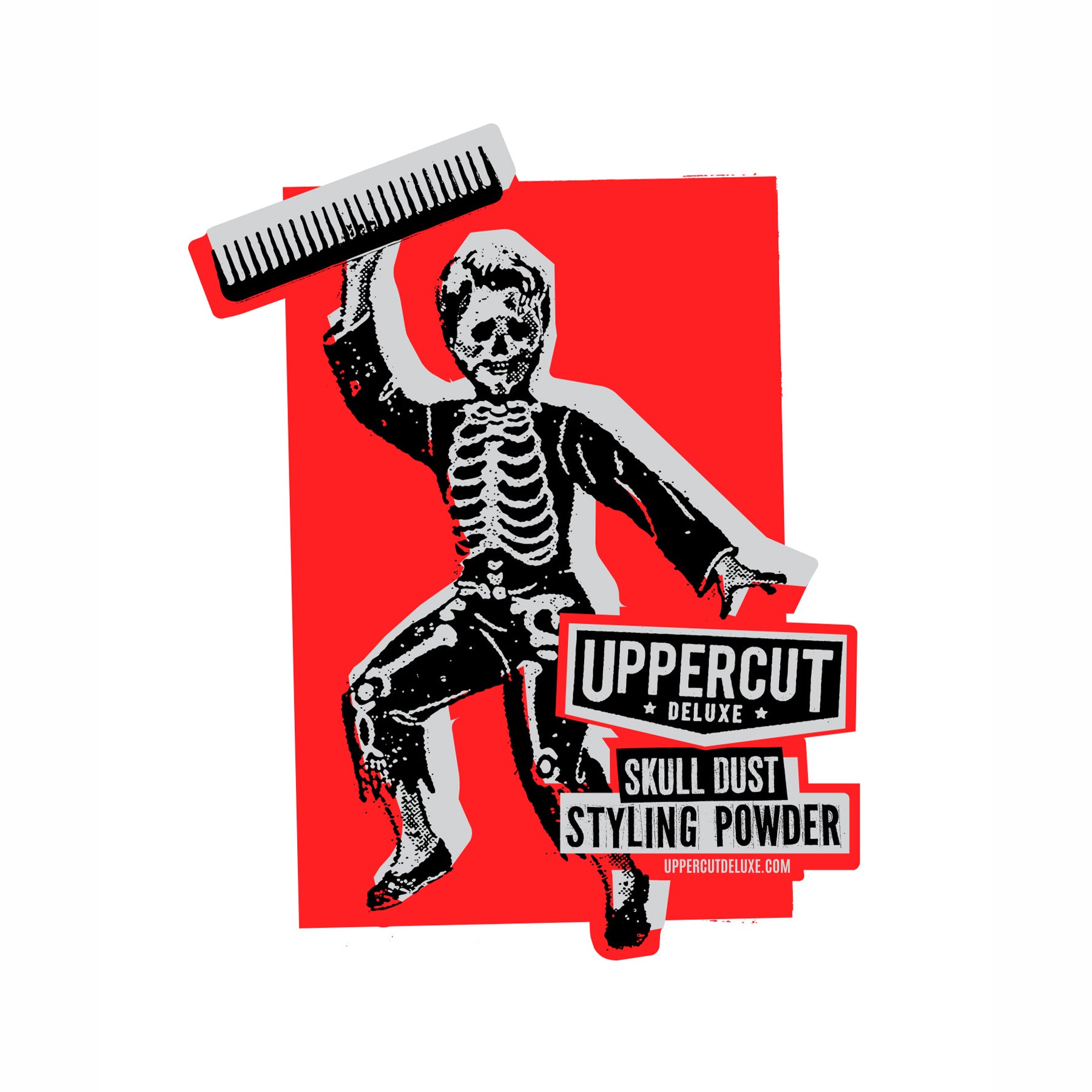 Skull Dust Art Sticker – Uppercut Deluxe