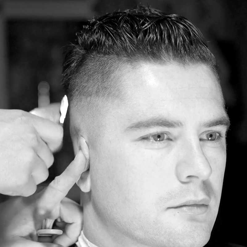 Slith Back Slicked Back Undercut Back