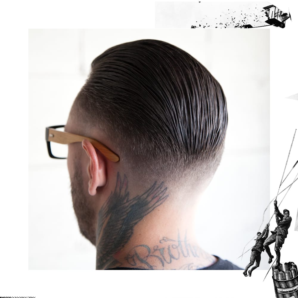 Featured Style: Long Hair Slick Back