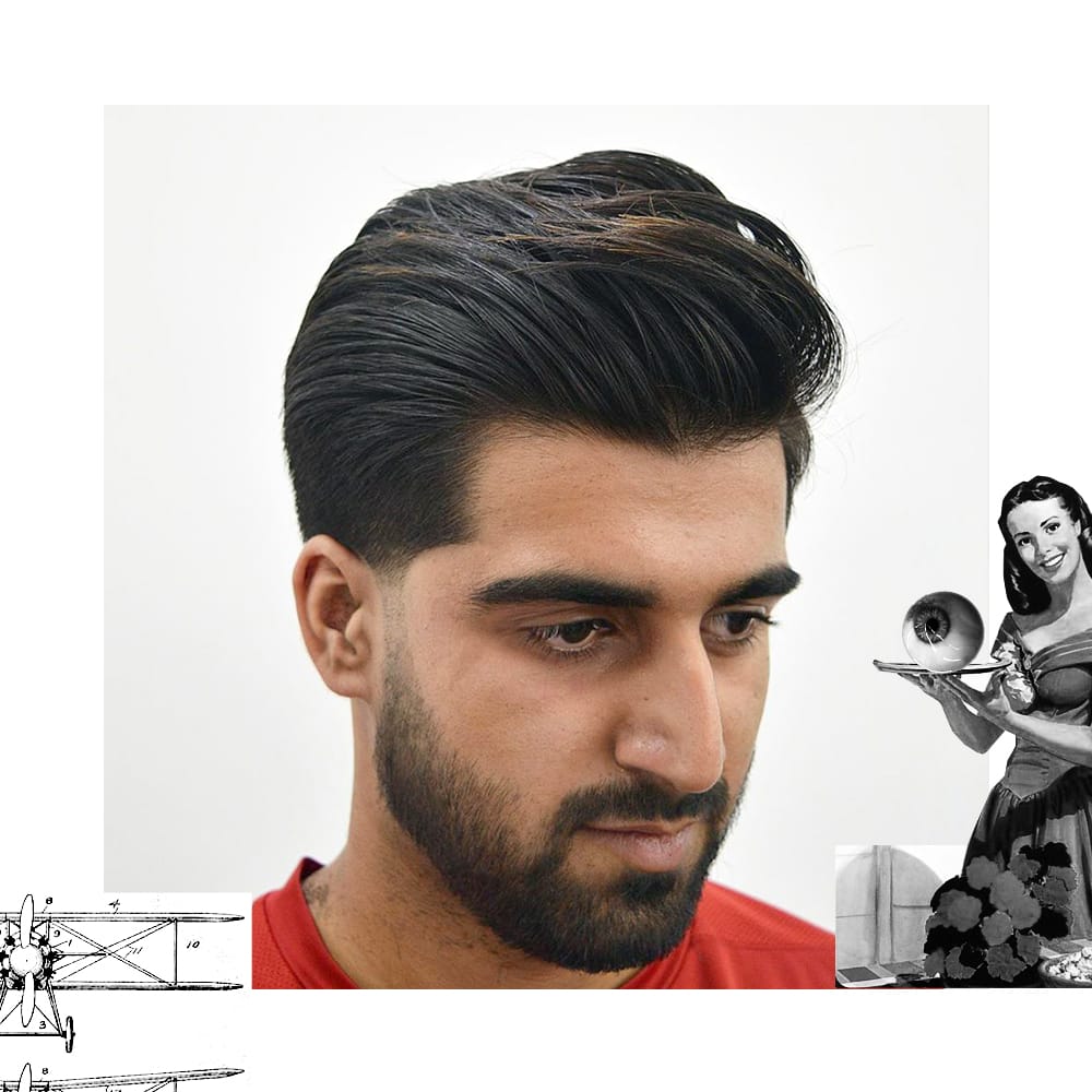Featured Style: Long Hair Slick Back