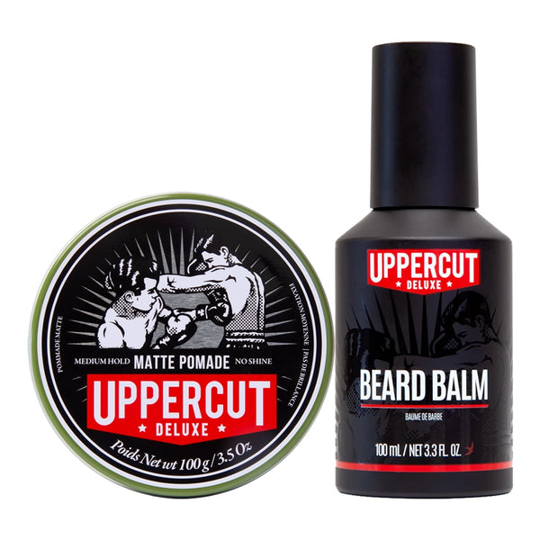 Beard Balm Bundle - Matte Pomade | Uppercut Deluxe
